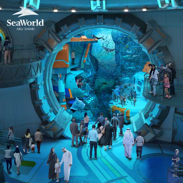 دنیای آبی سی ورلد ابوظبی Sea World Abu Dhabi