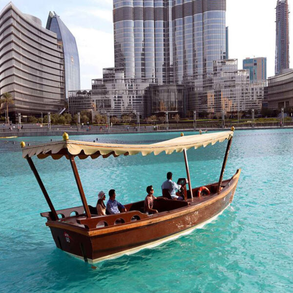 بلیط پیاده روی و قایق سواری دریاچه و فواره دبی – Dubai Fountain Boardwalk & Lake Ride